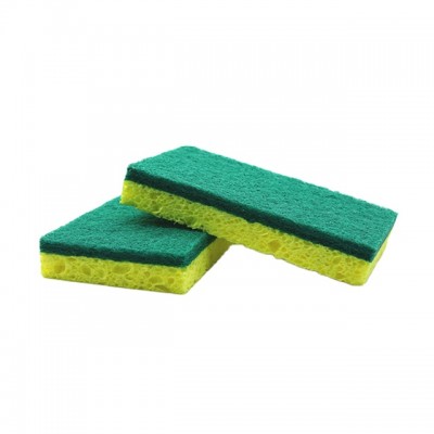 Eco Friendly Kitchen Cleaning Non-scratch Scouring Pad With Cellulose Sponge